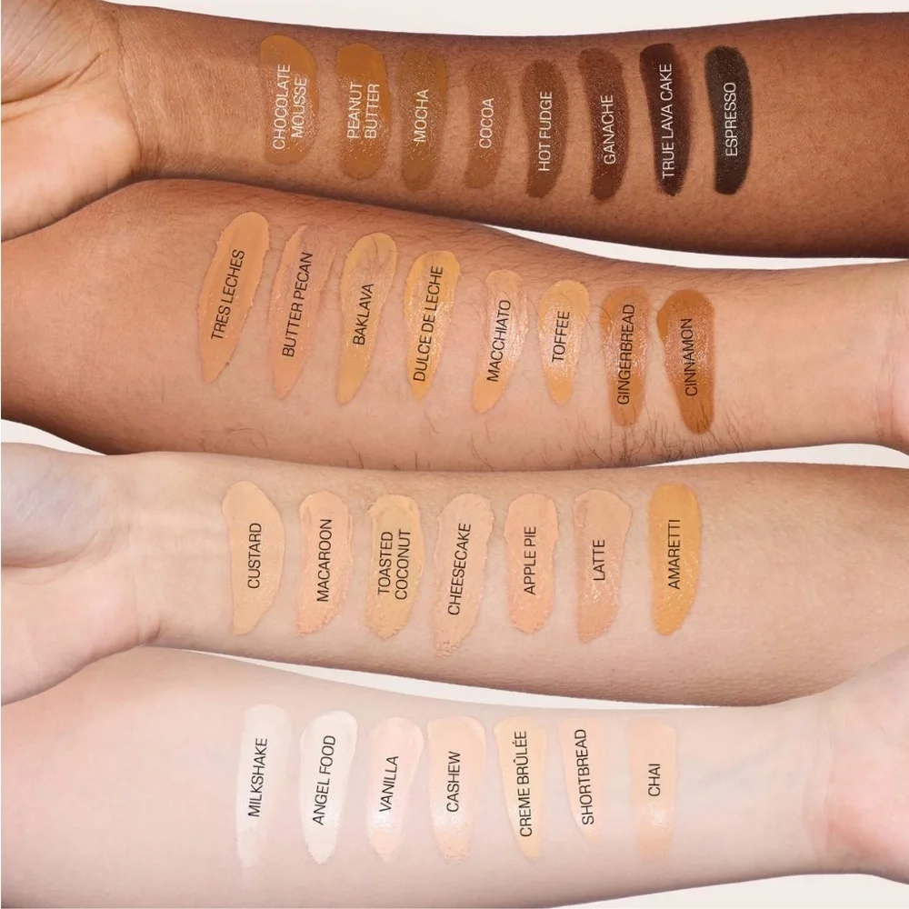 💎 HUDA BEAUTY Easy Blur Natural Airbrush Foundation with Niacinamide Lava Cake